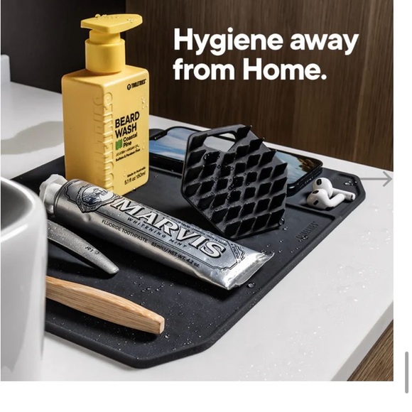 Tooletries Silicone Grooming Organizer Mat & Scalp Massager - New - Picture 5 of 6